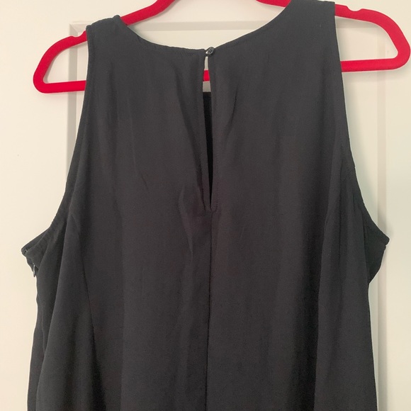 Old Navy embroidered black A Line dress - Picture 4 of 6